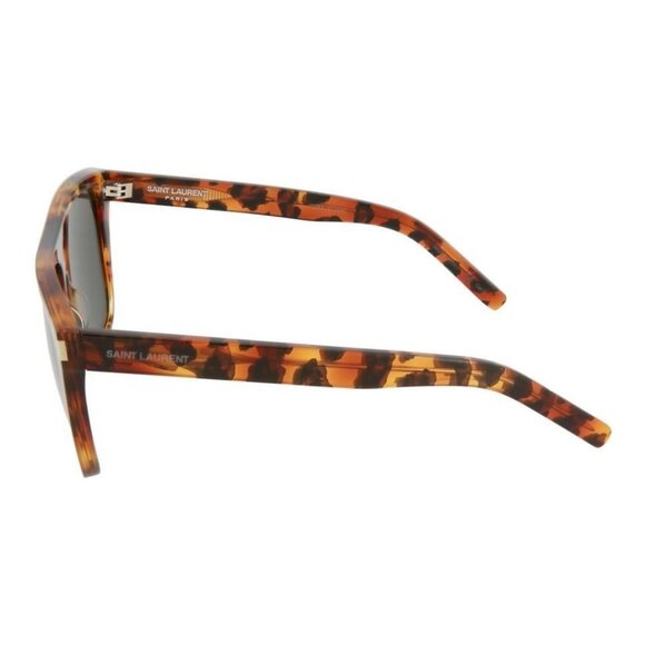 Saint Laurent Unisex Square/Rectangle Havana Havana Grey Fashion Designer - Picture 3 of 4